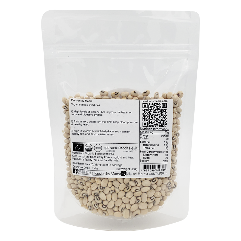 Organic Black Eyed Pea