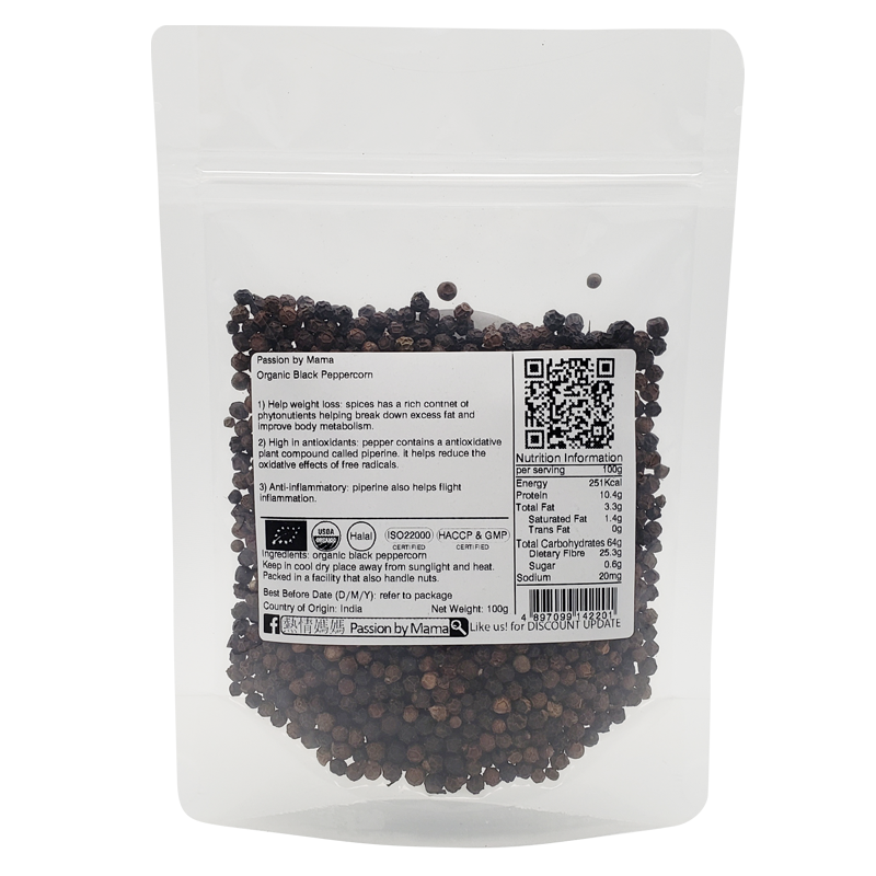 Organic Black Pepper