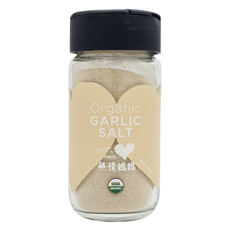 Organic Garlic Salt (Bottle) - 100g