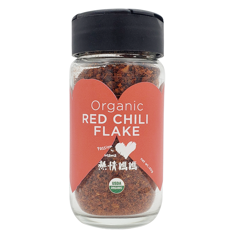 Organic Red Chili Flakes (Bottle) - 40g