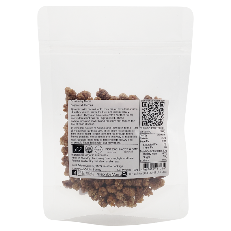 Organic Mulberries
