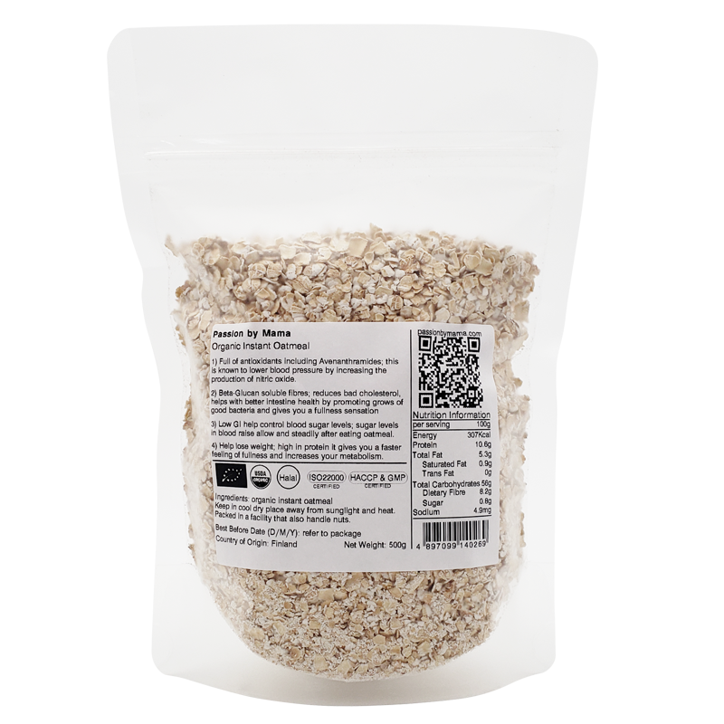 Organic Instant Oatmeal